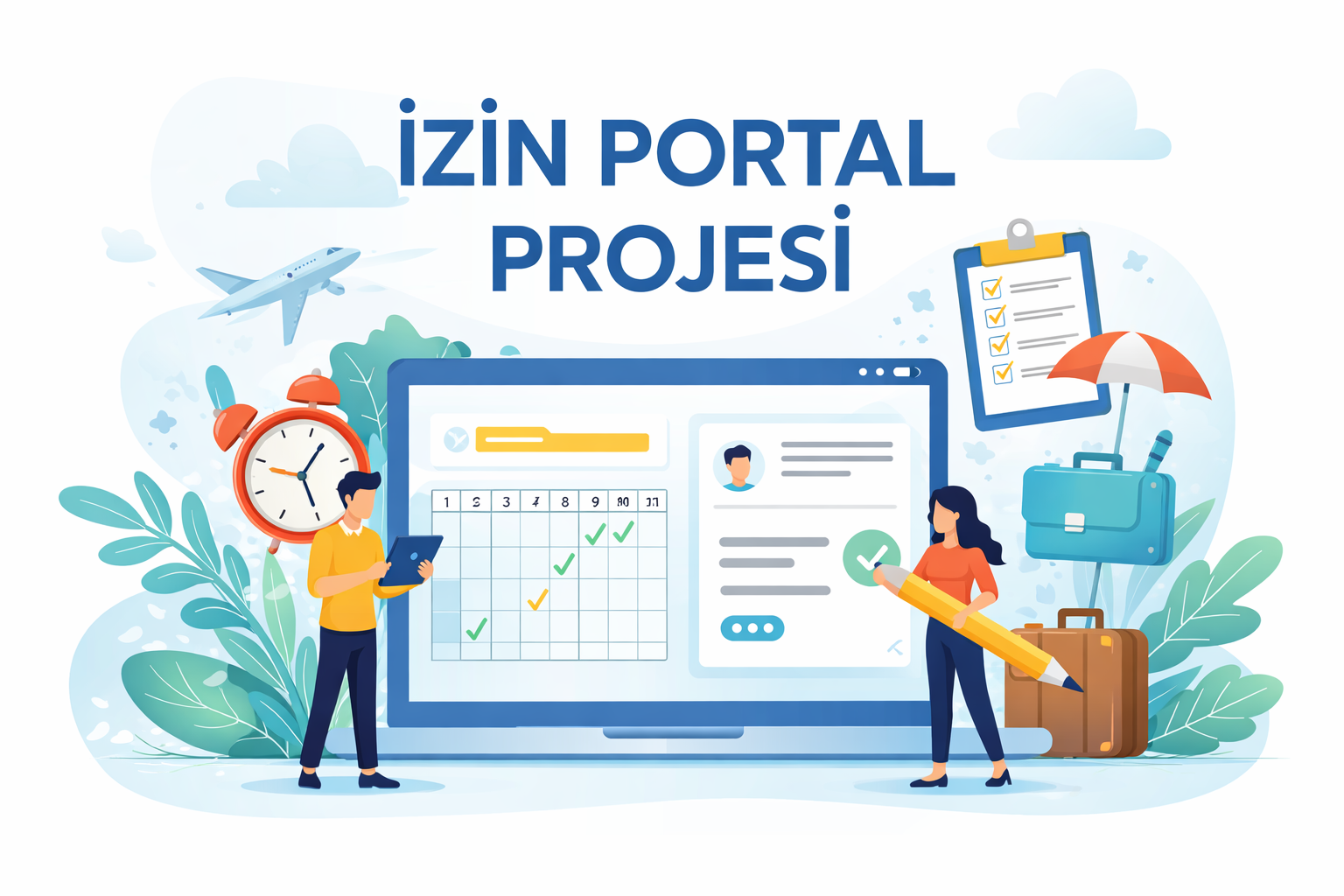 ERP Kullanıcı Entegrasyonlu İzin Talep Portalı